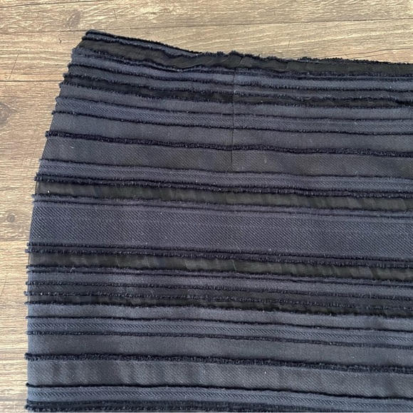 Escada Knee Length Navy Blue Straight Fully Lined Pencil Vintage Skirt Size XXL - Picture 8 of 14